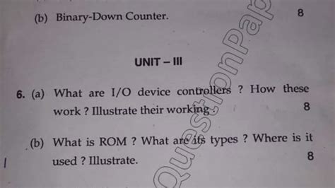 Bca Nd Sem Logical Organisation Of Computer Question Paper Youtube