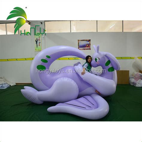 Hongyi Inflatable Pvc Animal Cartoon Toys Inflatable Dragon With Sexy