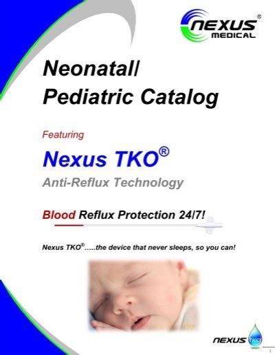 Neonatal Pediatric Catalog Nexus Tko Tlc