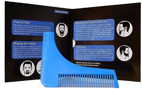 Yaju Beard Shaping Tool Template Beard Shaper Tool Plus Comb Shaping