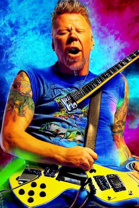 Hyperrealism Fluorescent James Hetfield From Stable Diffusion Openart