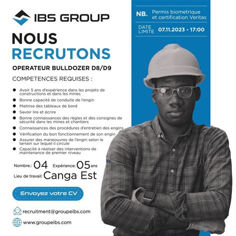 Ibs Group Recrute Plusieurs Postes H F Y A Bara Offres D Emplois Et