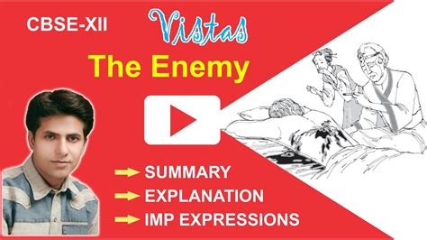 CBSE XII English Vistas The Enemy PART 2 Summary Explanation