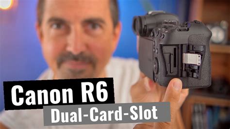 Canon EOS R6 Speicherkarten Einstellungen Dual Card Slot YouTube