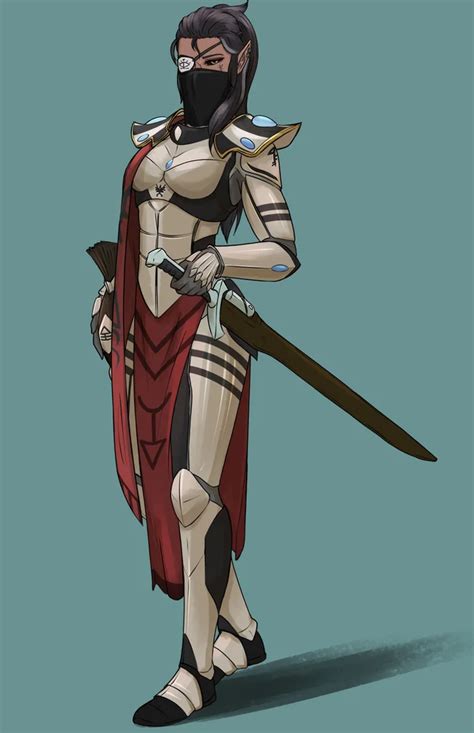 Eldar Corsair Captain By U Beauviolette Imaginarywarhammer In