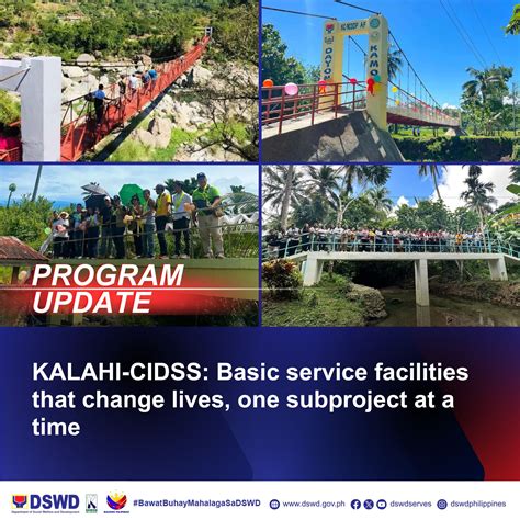 DSWD - 𝗞𝗔𝗟𝗔𝗛𝗜-𝗖𝗜𝗗𝗦𝗦: 𝗕𝗮𝘀𝗶𝗰 𝘀𝗲𝗿𝘃𝗶𝗰𝗲 𝗳𝗮𝗰𝗶𝗹𝗶𝘁𝗶𝗲𝘀 𝘁𝗵𝗮𝘁 𝗰𝗵𝗮𝗻𝗴𝗲 𝗹𝗶𝘃𝗲𝘀, 𝗼𝗻𝗲