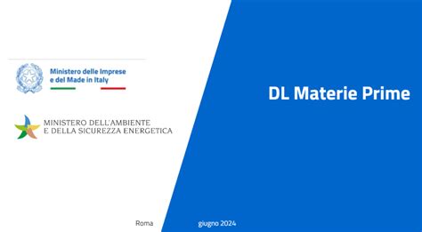 Materie Prime Critiche Al Via Il Decreto