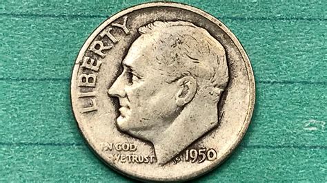 Dc Minutes 1950 Us Roosevelt Dime Coin United States Youtube