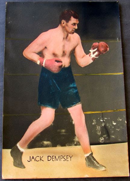 Dempsey Jack Hand Colored Large Format Photograph 1930s Jo Sports