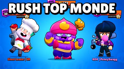 Rush Top Monde Avec Poney Ghost Brawl Stars Youtube