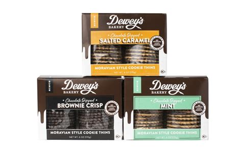 Deweys Bakery Doughnut Shop Collection And Chocolate Dipped Moravian Style Cookie Thins 2018