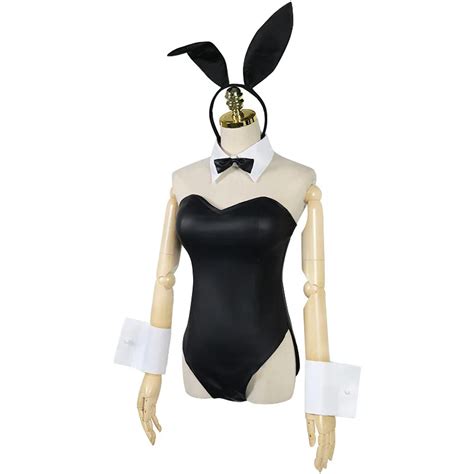 Sexy Halloween Costumes S Xl Black Bunny Erotic Bodysuits For Women