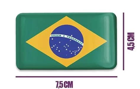 Bandeira Brasil Resinada