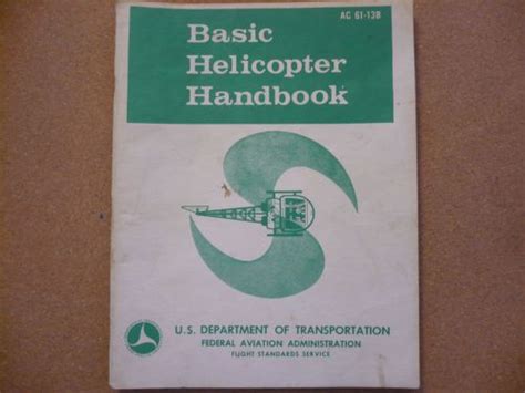 Purchase Basic Helicopter Handbook Used Us Dept Of Transportation Ac 61