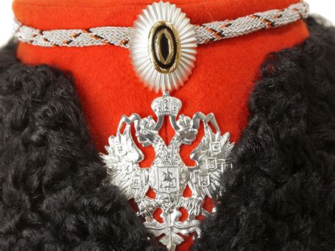 Шапка барашковая офицерская армейских драгунских полков обр.1882 года ...