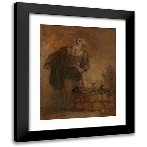 Robert Smirke 19x24 Black Modern Framed Museum Art Print Titled