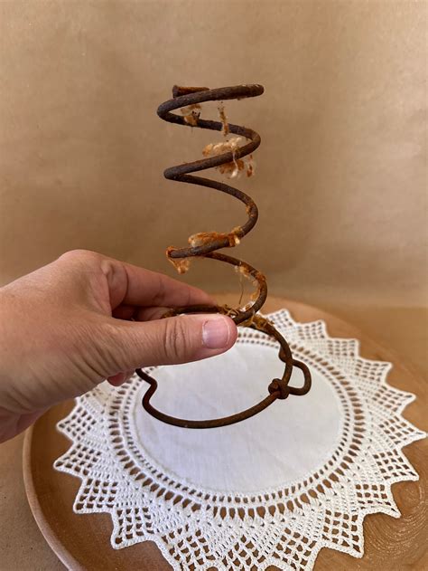 Antique Bed Springs Vintage Coiled Springs Metal Springs Farmhouse