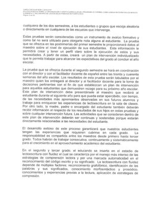 Carta Circular Programa Espa Ol Pdf