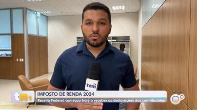 TEM Notícias 1ª Edição Bauru Marília Imposto de Renda 2024 prazo