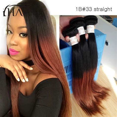 7a Brazilian Virgin Hair Straight Weave 3pcs Ombre Brazilian Hair