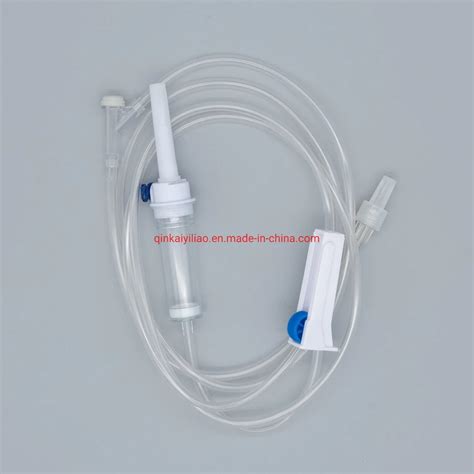 Medical Disposable Iv Infusion Giving Set With Luer Lock Y Connect