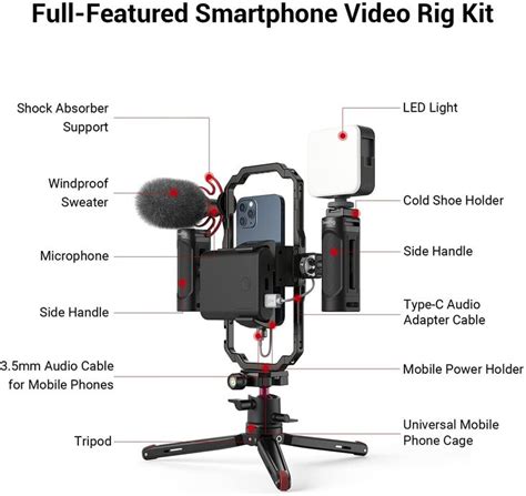 Smallrig Universal Phone Video Rig Kit For Iphone Smartphone And