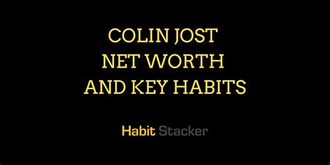 Colin Jost Net Worth and Key Habits - Habit Stacker