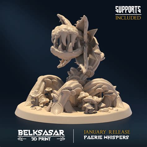 3D File Faerie Whispers Nude MINIATURES January 2023 Model To