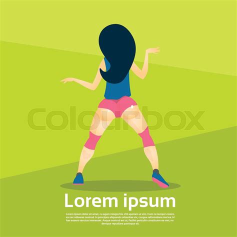 Twerk Booty Dancer Modern Girl Performer Dance Stock Vector Colourbox