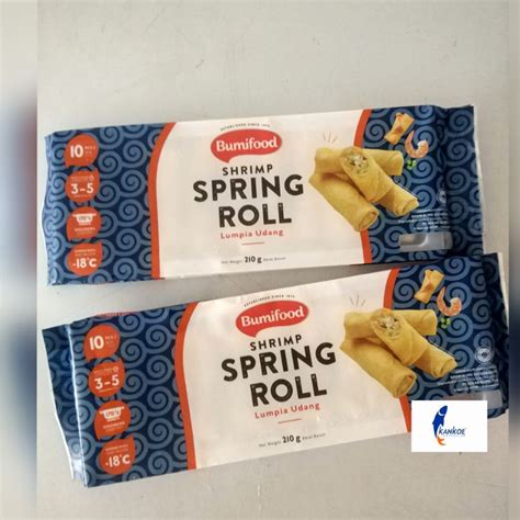 Jual Bumifood Shrimp Spring Roll 10 Pcs Shopee Indonesia