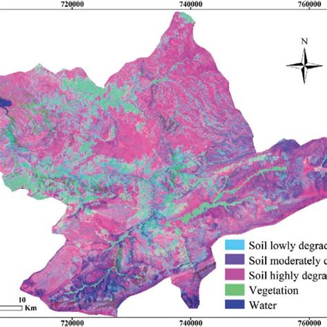 Soil degradation map (1987). | Download Scientific Diagram