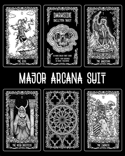 Darkside Skeleton Tarot Deck Standard Edition Da Brigh