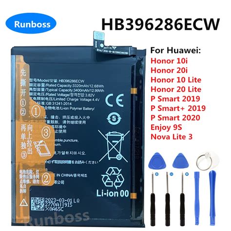 Original HB396286ECW Battery For Huawei Honor 10i 20i 10 20 Lite P