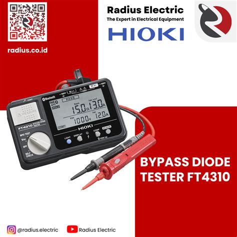 Hioki Ft Bypass Diode Tester Pt Radius Allkindo Electric