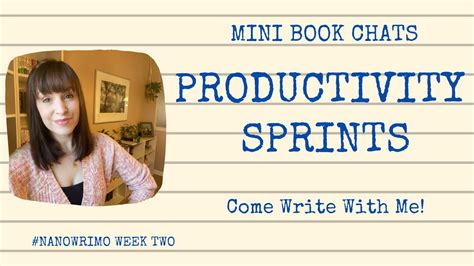 Nanowrimo Productivity Sprints Day Ten Write Or Read With Me Youtube