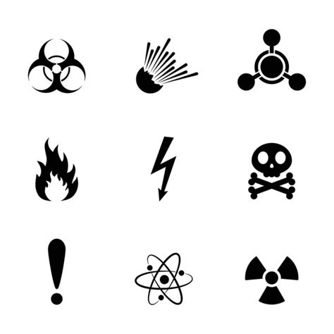 Warning Symbols Stock Vector Image By ©blumer 1979 43617197