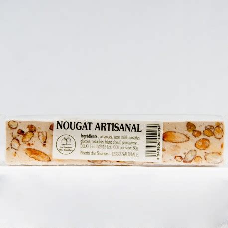 Nougat Artisanal En Barre G