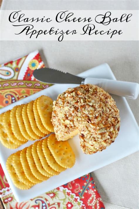 Classic Cheese Ball Appetizer Recipe