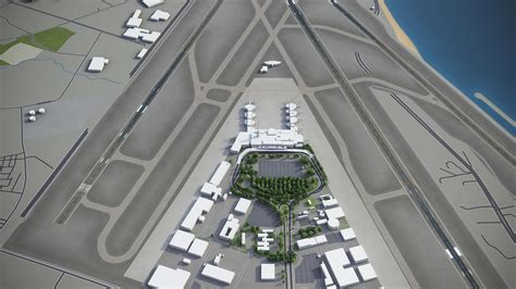 Beirut-Rafic Hariri International Airport 3D Model $299 - .dae .dwg
