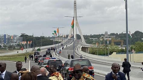 C Te D Ivoire Inauguration Du Pont Alassane Ouattara Abidjan