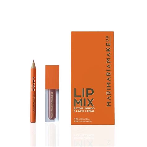 Lip Kit Batom Lapis Mari Maria Mm Mix Must Nude PanVel Farmácias