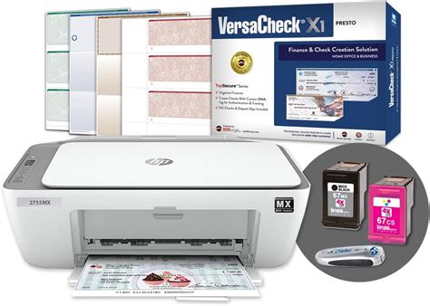 Versacheck Hp Deskjet 2755 Mxe Micr All In One Check Printer Presto Check Printing Software