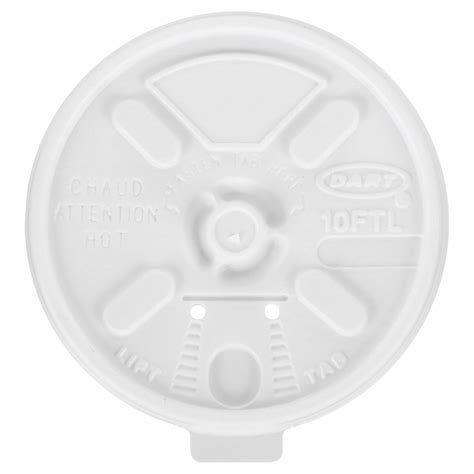 DART For Oz Cup Capacity Lift Lock Disposable Hot Cup Lid UC FTL Grainger