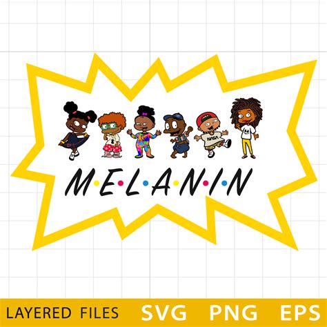 Rugrats Afro Layered Svg Melanin Cricut File Cut Files La Inspire