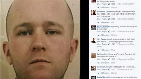 Fugitive Crook Mocked For His Unusually Large Forehead After Cops Post