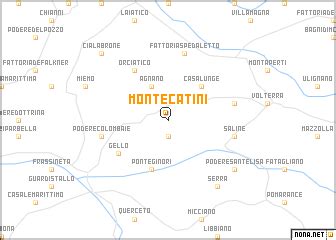 Montecatini (Italy) map - nona.net