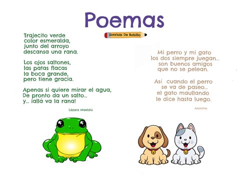 Poemas Cortos De Niã±Os De Primaria - cula