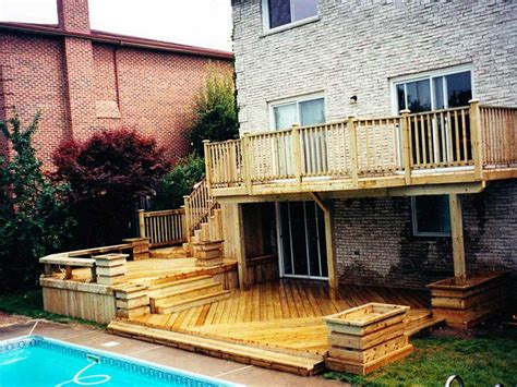 Decks Multi Level Resized Wood Art Decks Building Services