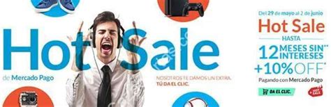 Promoción Mercado Pago Hot Sale de descuento meses sin intereses