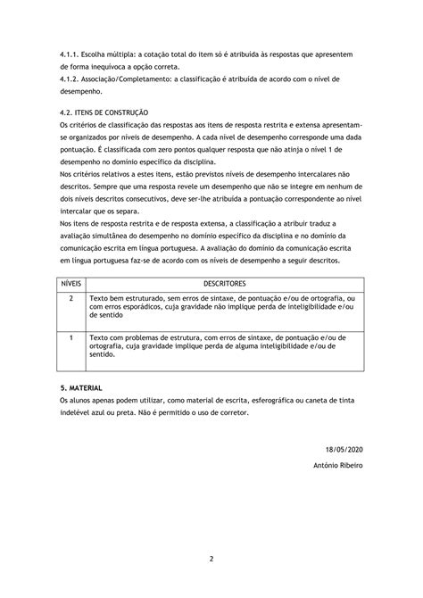 Matriz De Exame Hca M Dulo A Cultura Da Gora Pdf